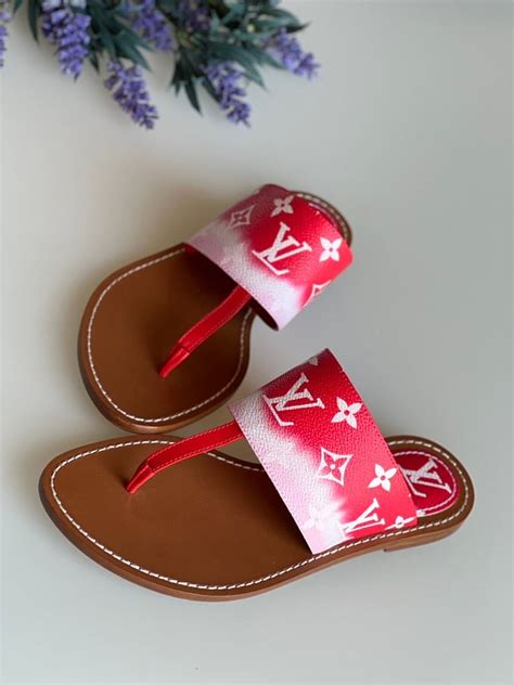 cheap louis vuitton flip flops|Louis Vuitton thongs flip flops.